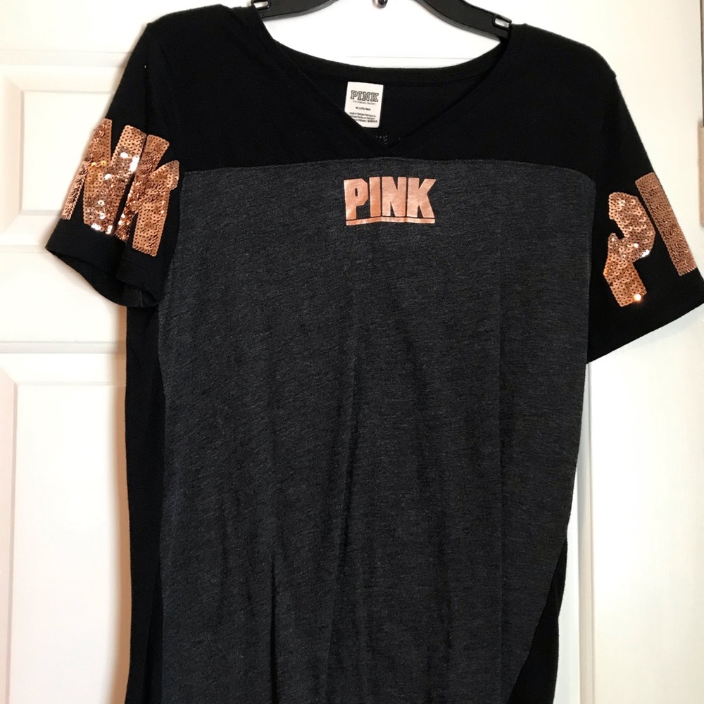 PINK sequins top